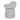 สตูลแต่งหน้า self returning swivel dressing stool grey for room styling