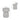 สตูลแต่งหน้า [YA] Tempto Self-Returning Swivel Dressing Stool Grey
