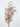 Fringe artificial flower stem with cascading sprays of tiny pink blossoms on branching stems, front view