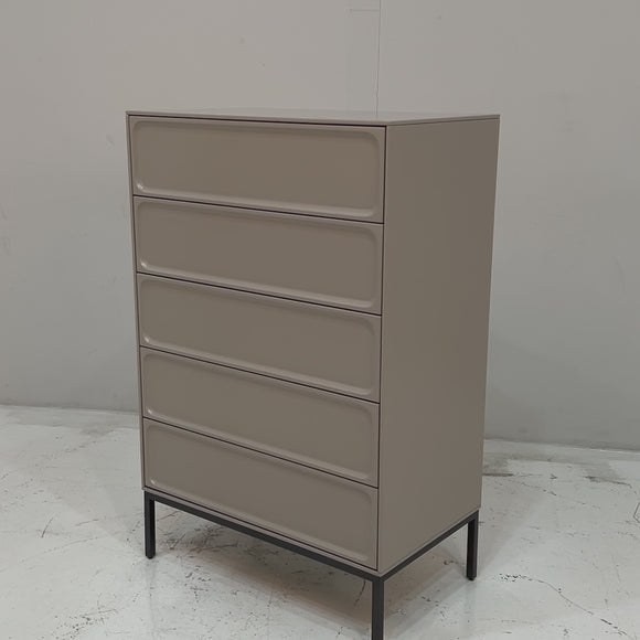 ตู้เก็บของ cabinet matt cream in retro space