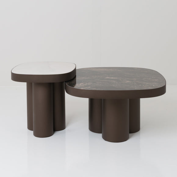 โต๊ะกลาง coffee table bronze in pastel space