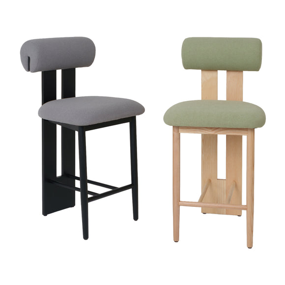 เก้าอี้บาร์ bar chair grey in urban interior