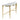 โต๊ะคอนโซล [TG] Mocha Console Table White (Gold Leg)