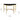 โต๊ะคอนโซล [TG] Mocha Console Table Black (Gold Leg)