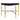 โต๊ะคอนโซล [TG] Mocha Console Table Black (Gold Leg)