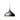 [B-Grade] [DS] โคมไฟเพดาน Nevis Large Black